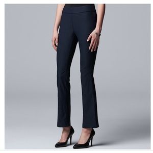 Simply Vera Wang Navy Blue pull-on dress pant XL